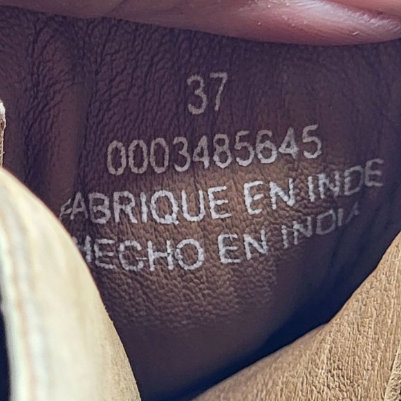 Free People Womens Size 7 Brown Back Loop Ankle Boot Casual Going Out EU 37 - Picture 9 of 13